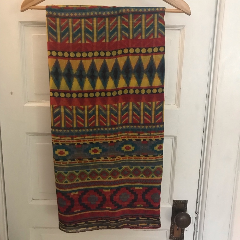 Mili Southwest 100%cotton scarf, wrap, headscarf, sarong